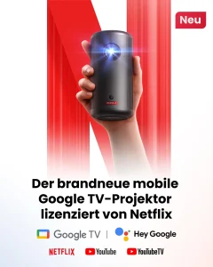 mini vidéoprojecteur portable Nebula Capsule 3 compact pour film et voyage