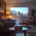 luminosité vidéoprojecteur salon
