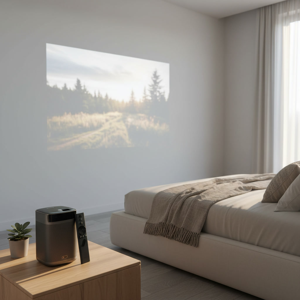 Vidéoprojecteur petit appartement : lequel choisir pour un espace réduit ? (Guide 2026)