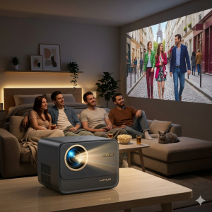 vidéoprojecteur soirée pas cher WiMiUS K9 ambiance film maison