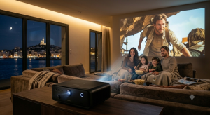 vidéoprojecteur pour débutant expérience cinéma immersive sur grand écran