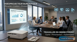 vidéoprojecteur bureautique salle de réunion projection présentation professionnelle
