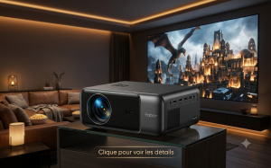 Yaber Pro V9 vidéoprojecteur pour débutant image Full HD cinéma maison