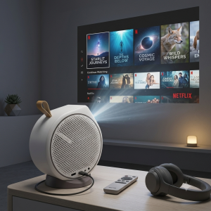 videoprojecteur streaming benq gv30 design portable