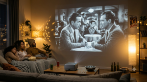 mini videoprojecteur portable cinema maison petite piece